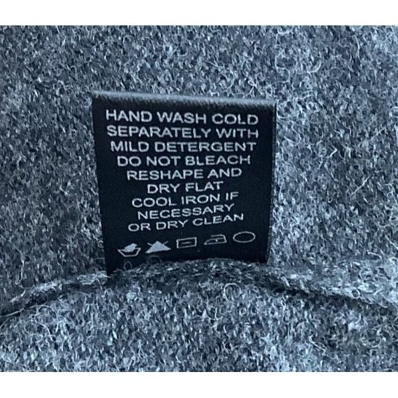 Lusso Cashmere Open Front Long Cardigan Sweater L Black Made In China - Picture 7 of 7